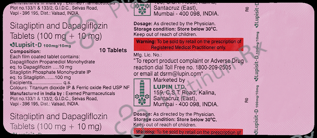 Lupisit D 10/100mg Tablet 10s