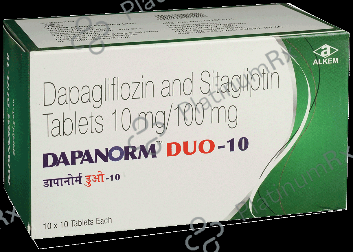 Dapanorm Duo 10/100mg Tablet 10s