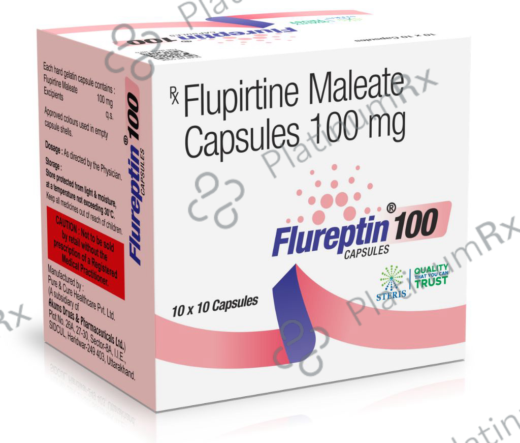 Flureptin 100mg Capsule 10s