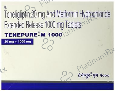 Tenepure-M 1000 Tablet ER 15 Tablet ER
