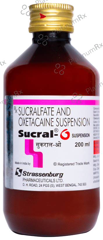 Sucral O 10/1000mg Suspension 200ml