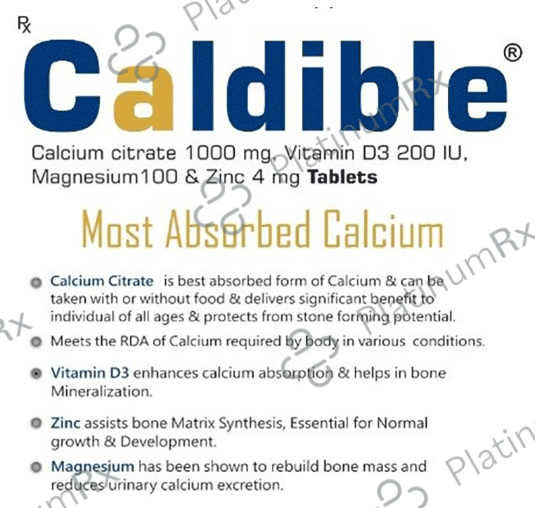 Caldible Tablet