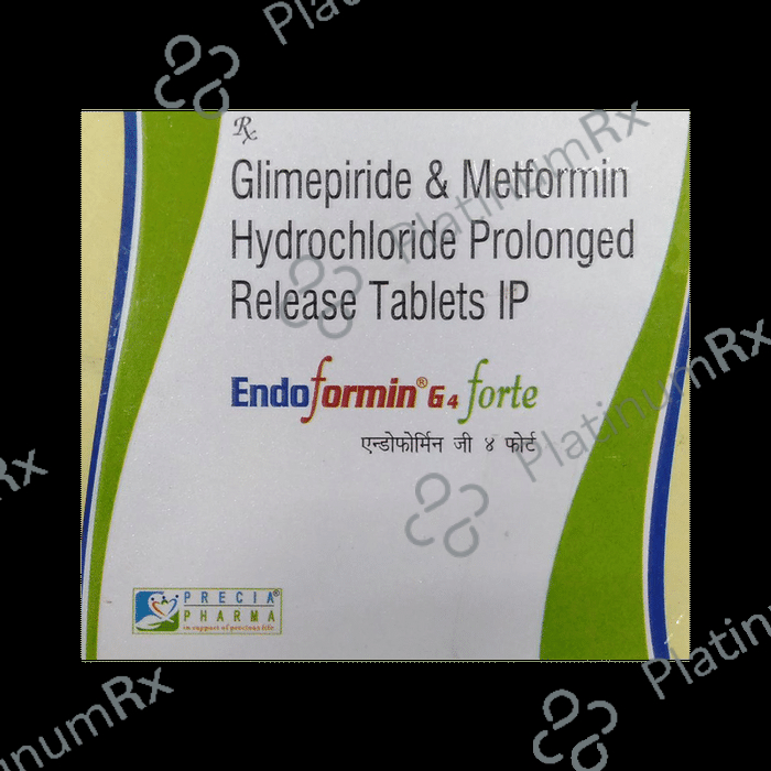 Endoformin G Forte 4mg/1000mg Tablet PR