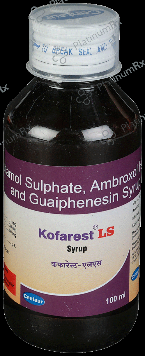 Kofarest LS 15/50/1mg Syrup 100ml