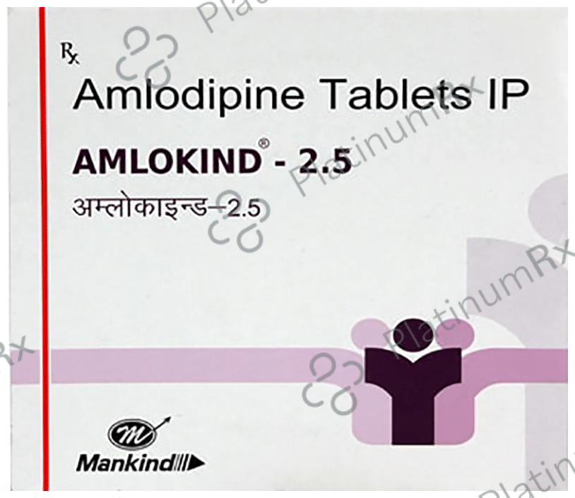 Amlokind 2.5mg Tablet 30s