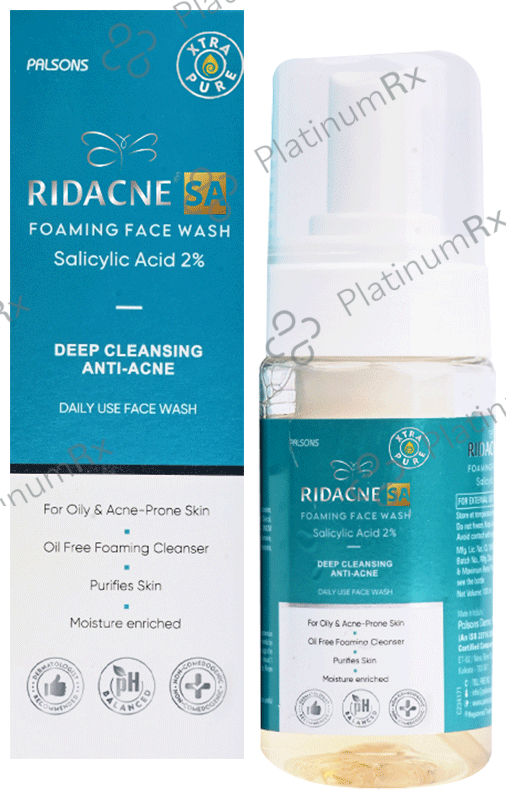 Ridacne SA Foaming Face Wash 100ml