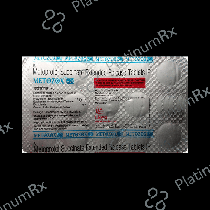 Metozox 50mg Tablet ER 15s