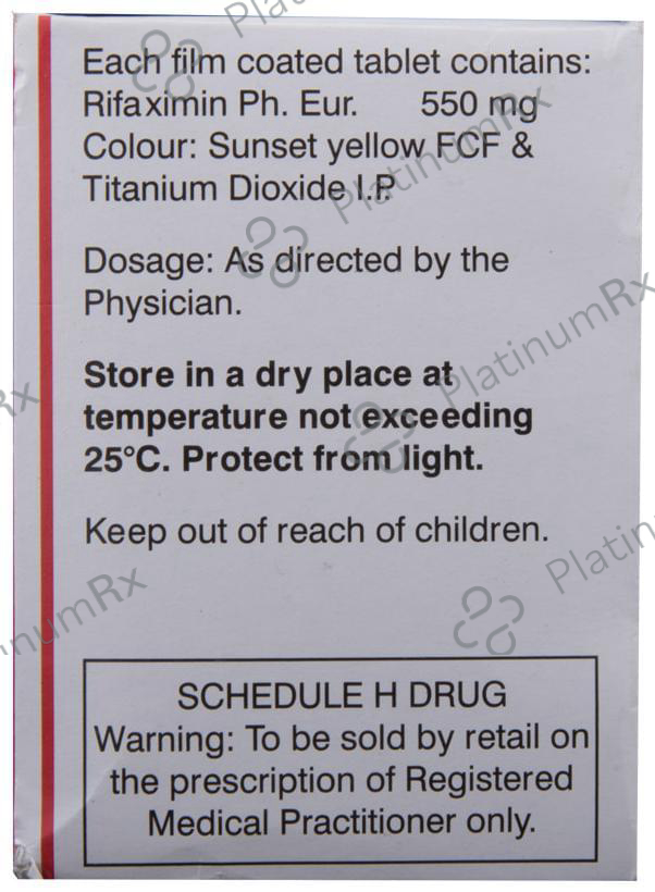 Rcifax 550mg Tablet 10s