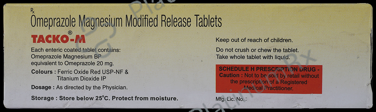 Tacko M 20mg Tablet