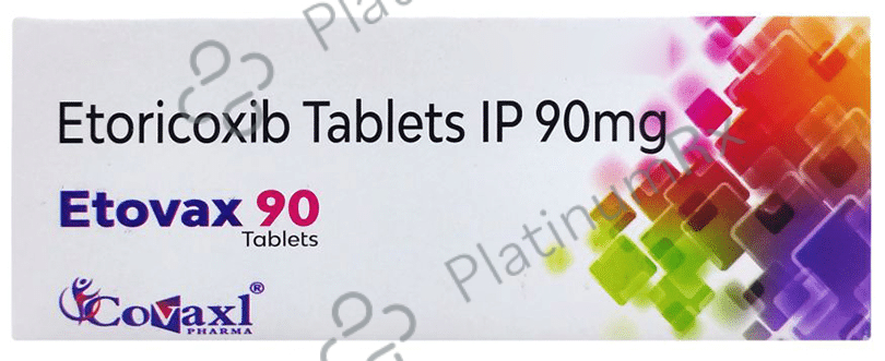 Etovax 90mg Tablet 10 Tablet Fibovil Pharma Pvt