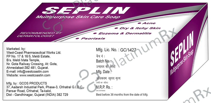 West-Coast Seplin Multipurpose Skin Care Soap (75gm Each)