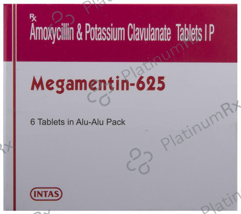 Megamentin 625mg Tablet 6s