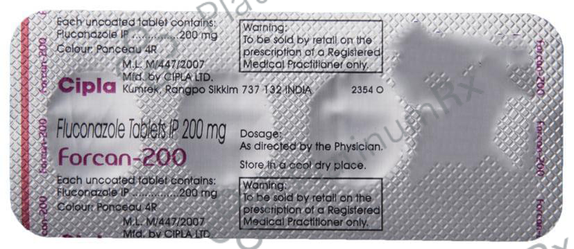 Forcan 200mg Tablet 4s