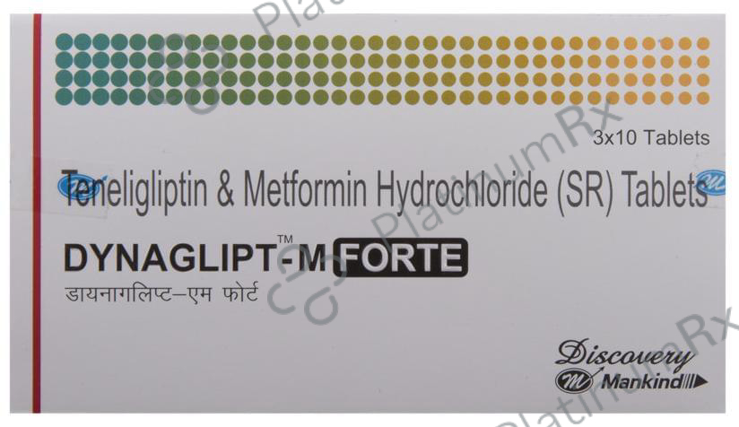 Dynaglipt M Forte 1000/20mg Tablet SR 10s