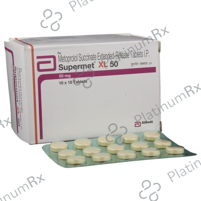 Supermet XL 50mg Tablet 15s