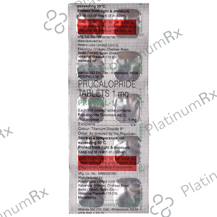 Pruwel 1mg Tablet 10s
