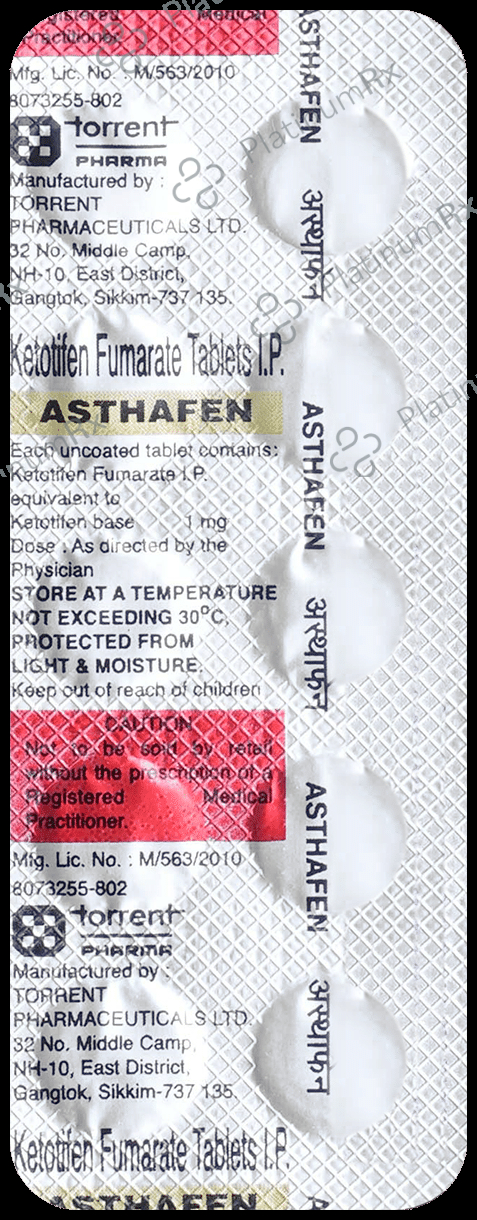 Asthafen 1mg Tablet 10s