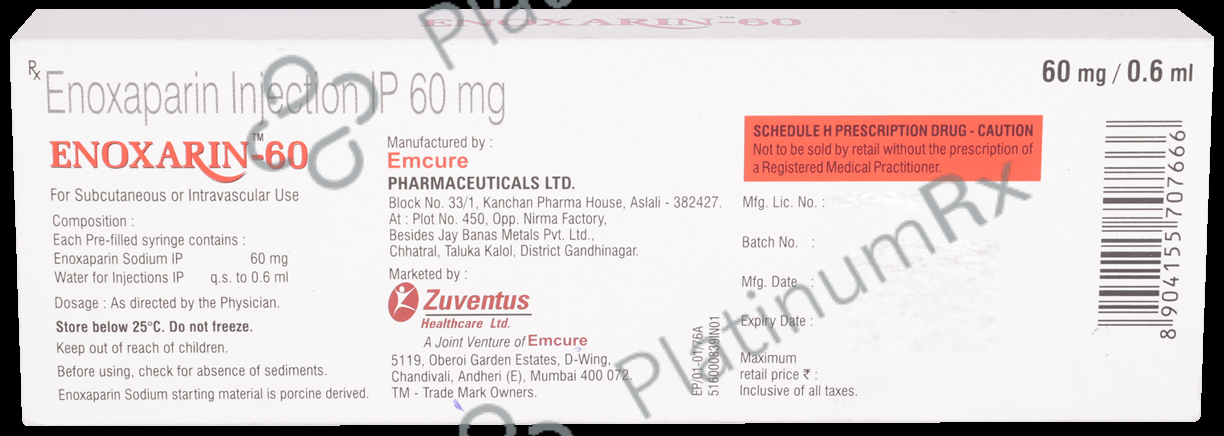 Enoxarin 60 Injection