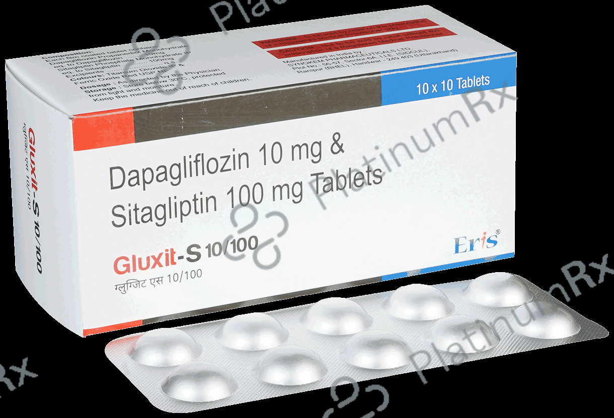 Gluxit S 10/100mg Tablet 10s