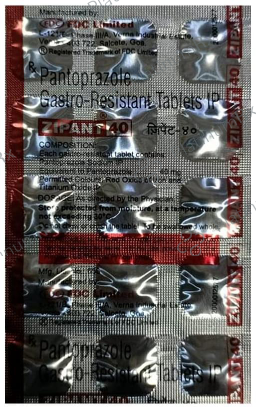 Zipant 40mg Tablet 15s