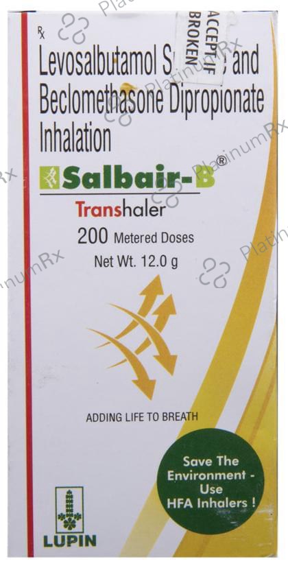 Salbair B 50/50mcg Transhaler 200MDI