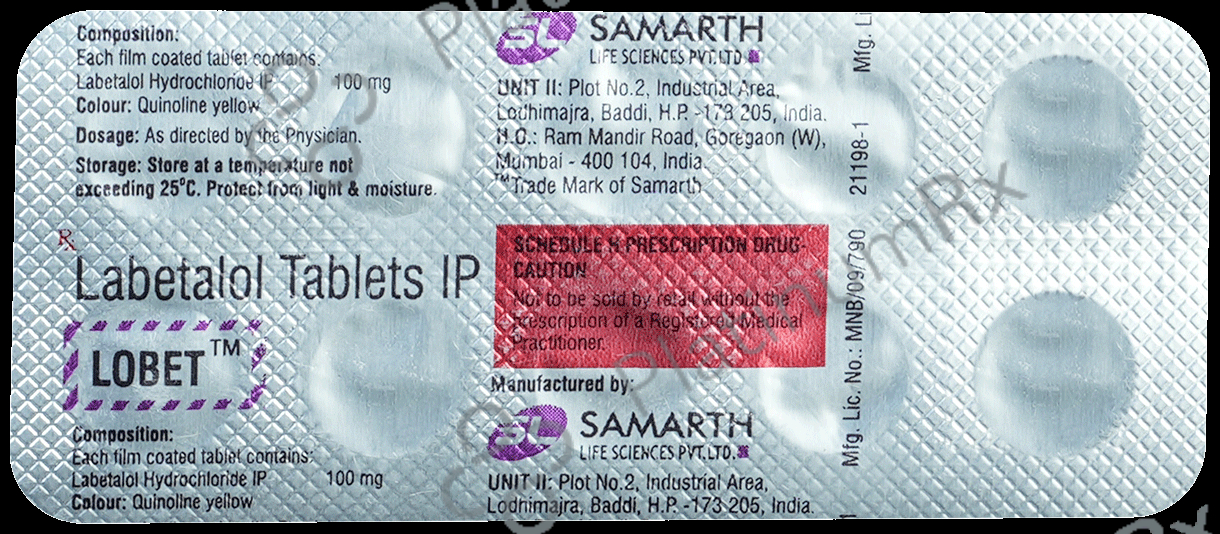 Lobet 100mg Tablet 10s
