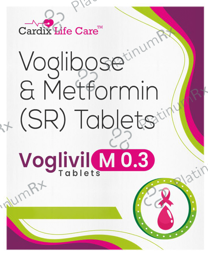 Voglivil M 500mg/0.3mg Tablet