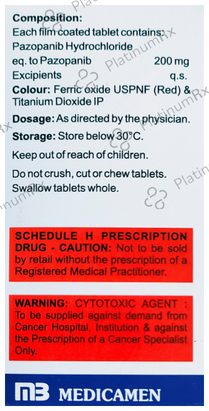 Pazocam 200mg Tablet