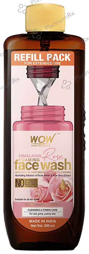 WOW Skin Science Himalayan Rose Foaming Face Wash Refill Pack