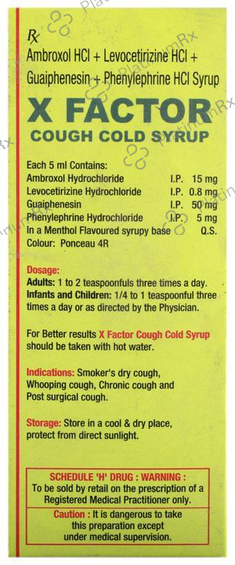 Xfactor Syrup