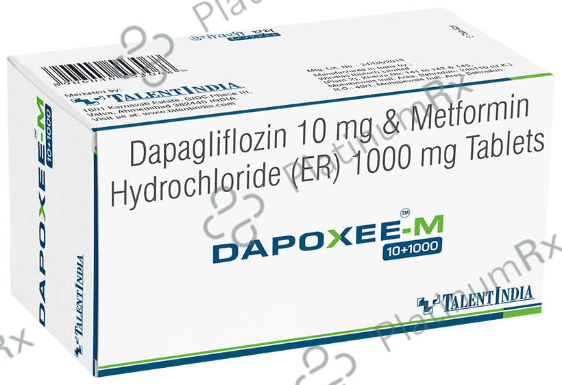 Dapoxee M 10/1000mg Tablet ER 10s
