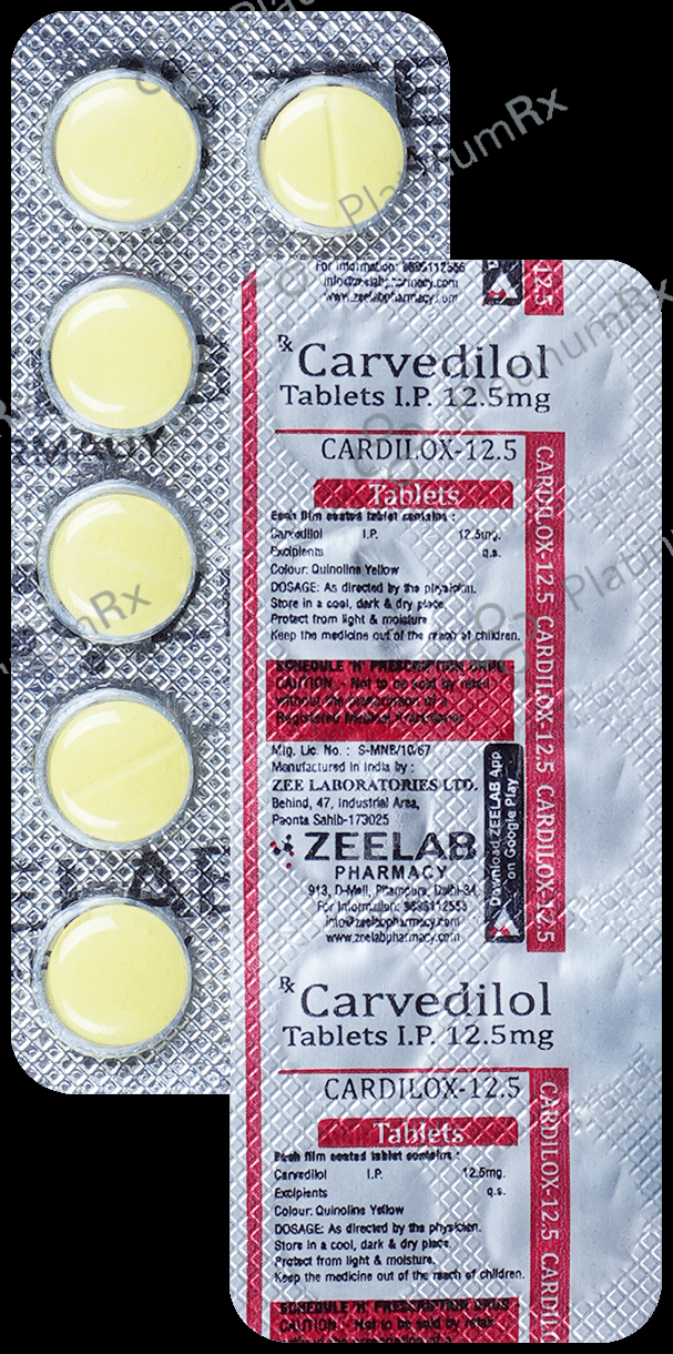 Cardilox 12.5 Tablet