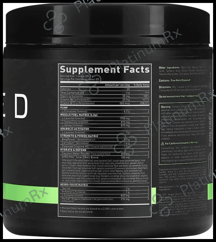 Kaged Muscle Pre-Kaged Pre-Workout Powder
