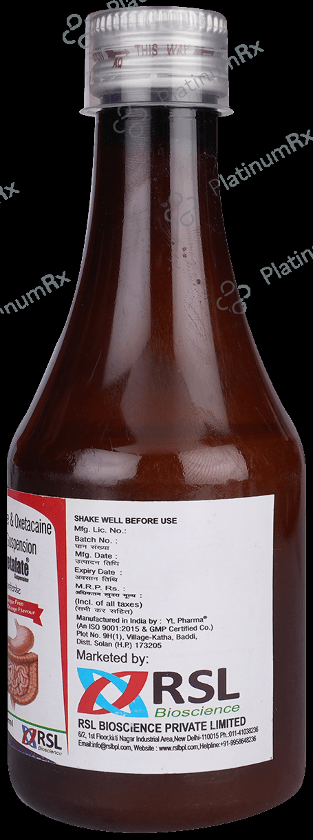 Oxetafate Oral Suspension Orange Sugar Free