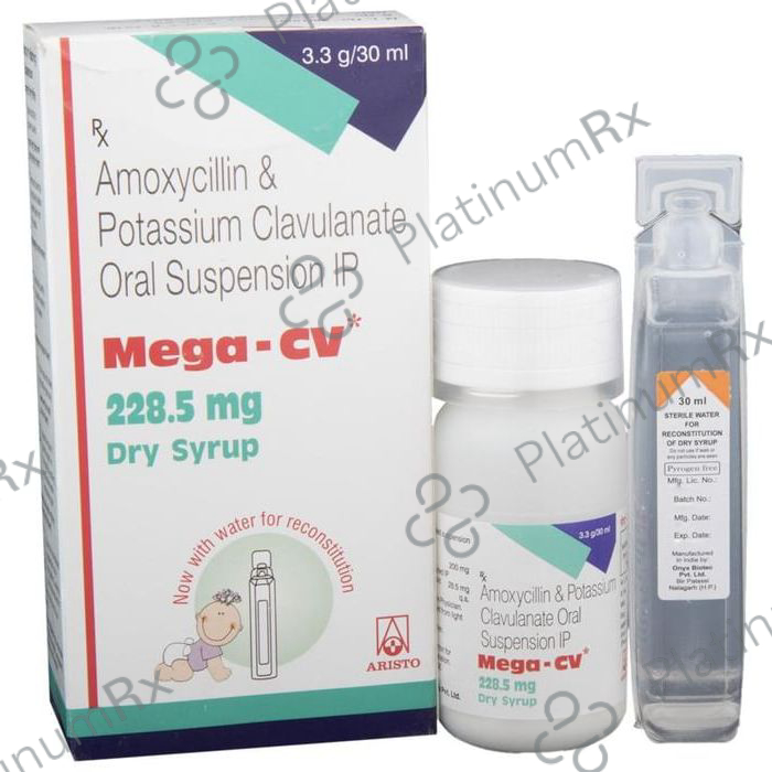 Mega CV 228.5mg Dry Syrup 30ml