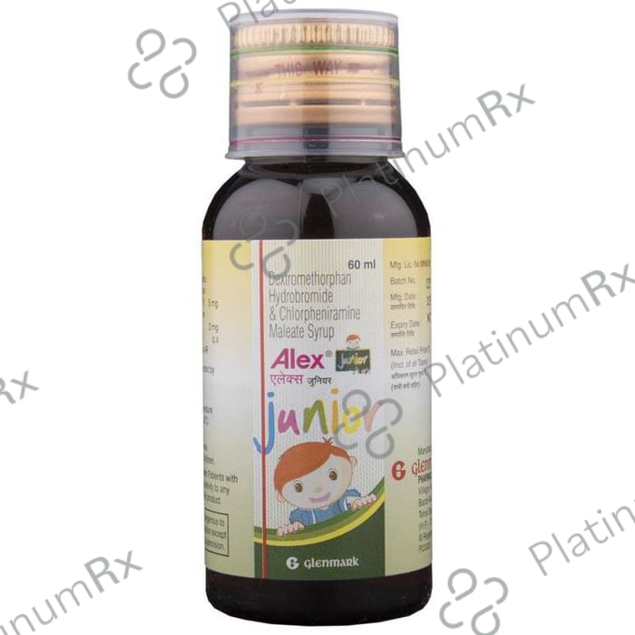 Alex Junior 2/5mg Syrup 60ml