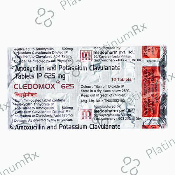 Cledomox 500/125mg Tablet 10s