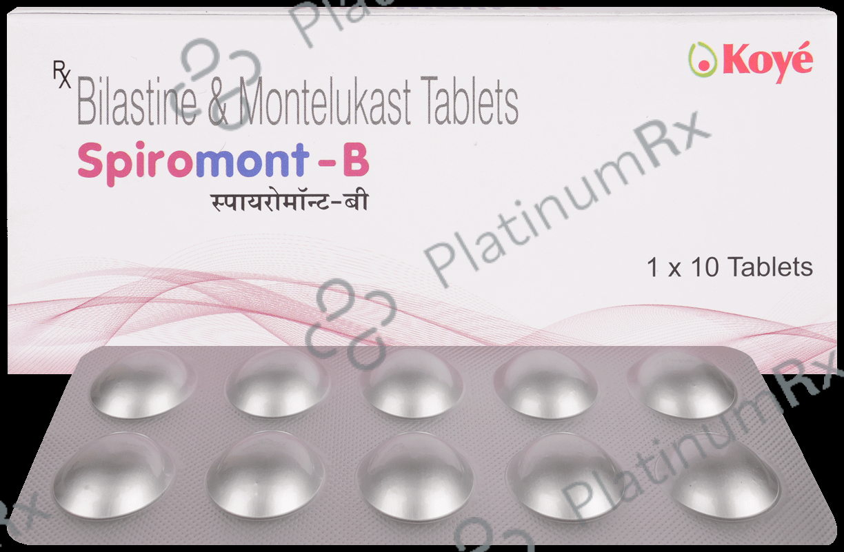 Spiromont B 20/10mg Tablet 10s