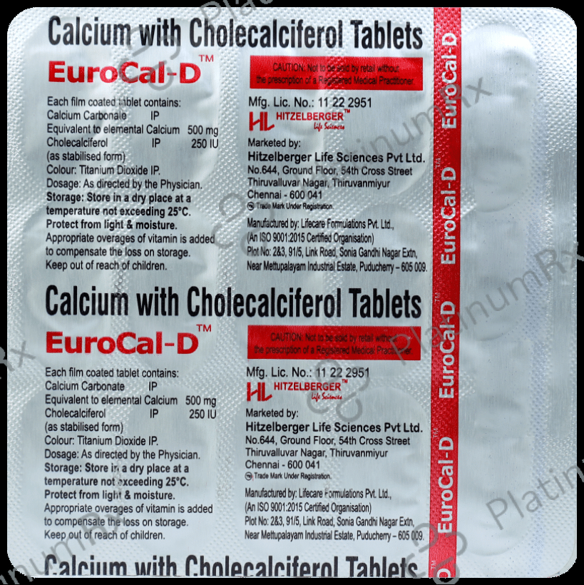 Eurocal-D Tablet