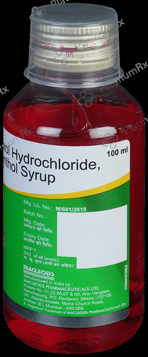 Macbery XT 15/50/1.25mg Expectorant 100ml