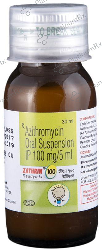 Zathrin 100mg Readymix Oral Suspension 15ml