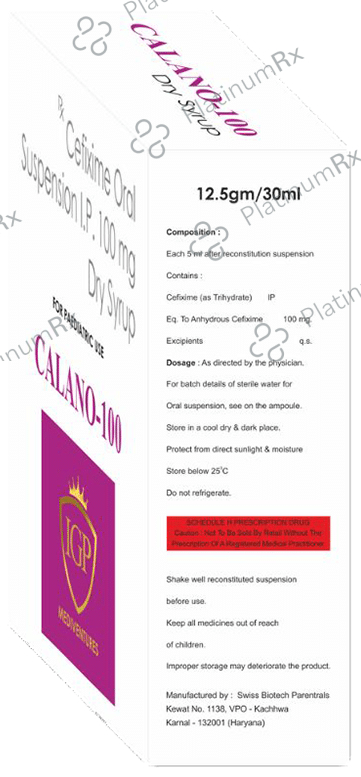Calano 100 Dry Syrup