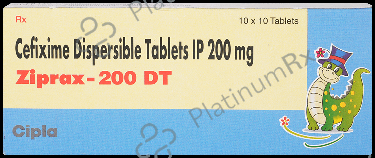 Ziprax 200mg DT Tablet 10s