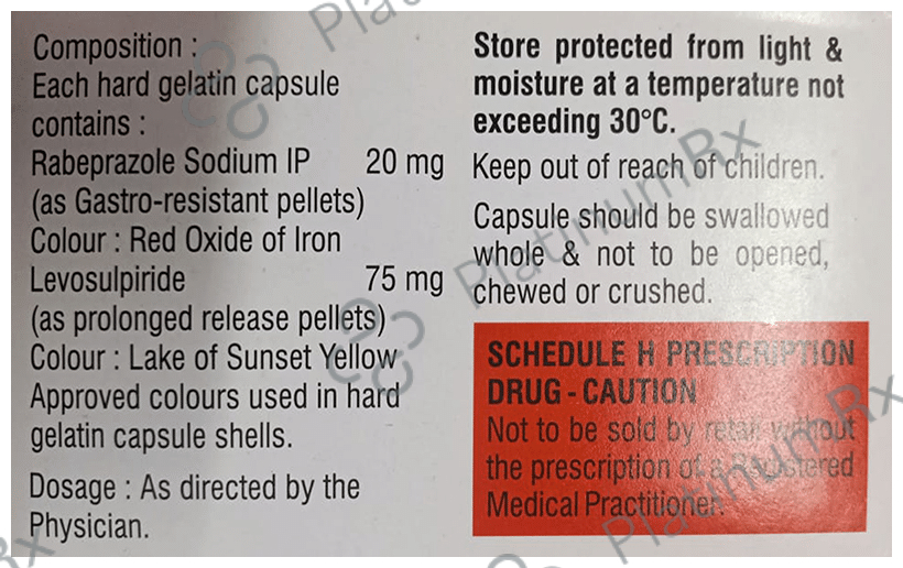Rabifast XL 75/20mg Capsule PR 10s