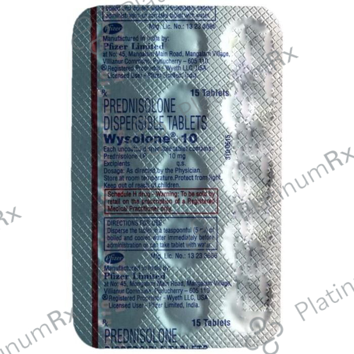 Wysolone 10mg Tablet DT 15s