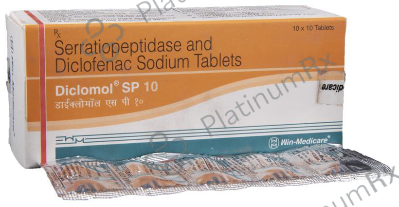 Diclomol SP 50/10mg Tablet 10s