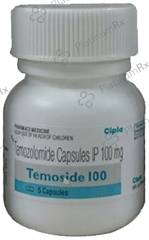 Temoside 100mg Capsule 5s