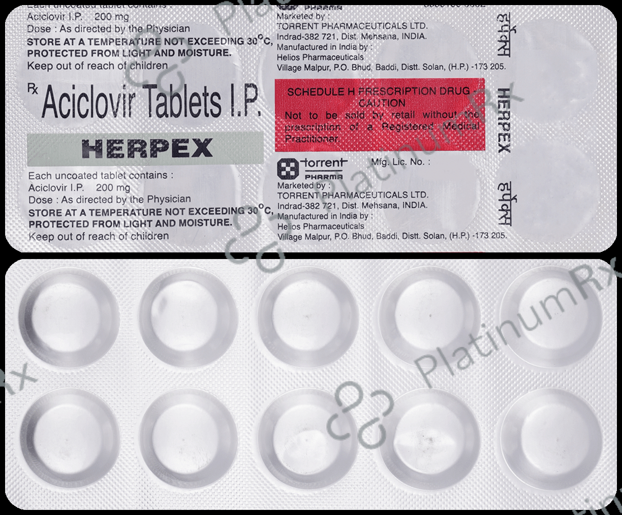 Herpex 200mg Tablet