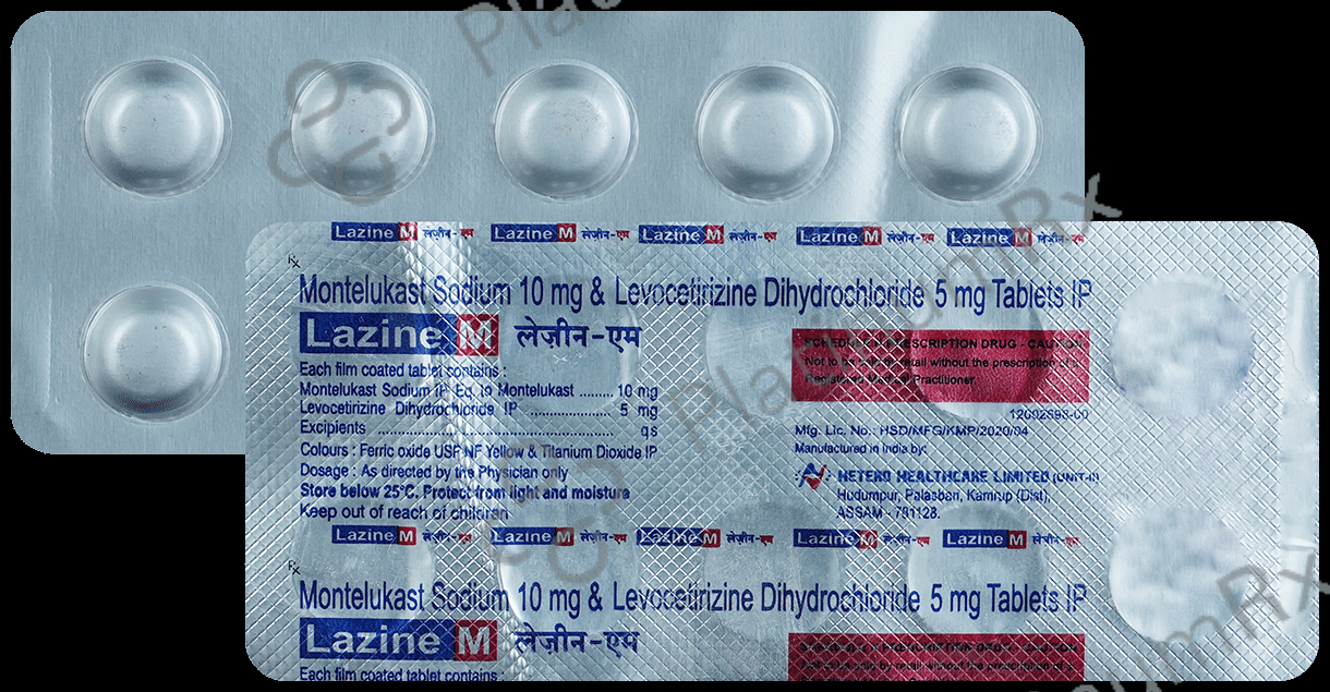 Lazine M 5/10mg Tablet 10s