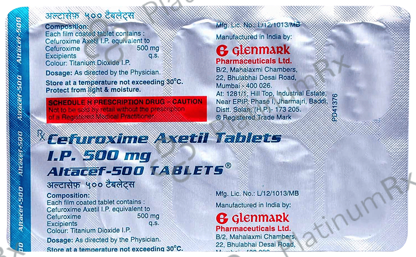 Altacef 500mg Tablet 10s